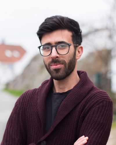 Portrett av Maher Sheikh Hussein